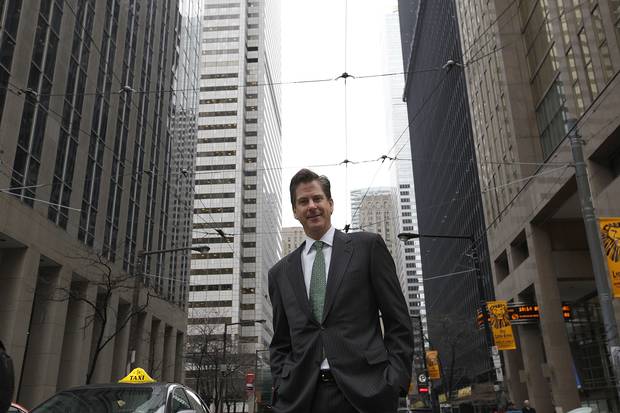 Mr. Eisenhauer in Toronto's financial district in 2011,