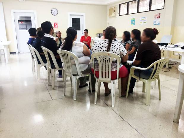 The first-ever meeting of a support group for survivors of child sexual abuse in Guayaquil, Ecuador in October 2016.