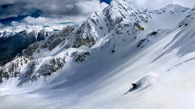 The slopes of Revelstoke Mountain Resort