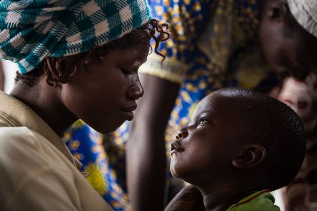 Children are an important marker of “family wealth” in Ganvie, explains Houhkpe Debora, 20. “If you don’t have any children, you are nothing here. So my son is my joy.”