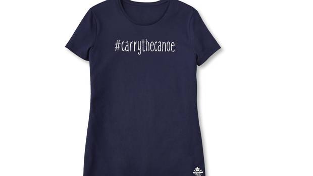 From the Bay's Grand Portage collection, this T-shirt lets you show your backcountry pride