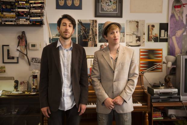 A scene from Matt Johnson's nirvanna the band the show.