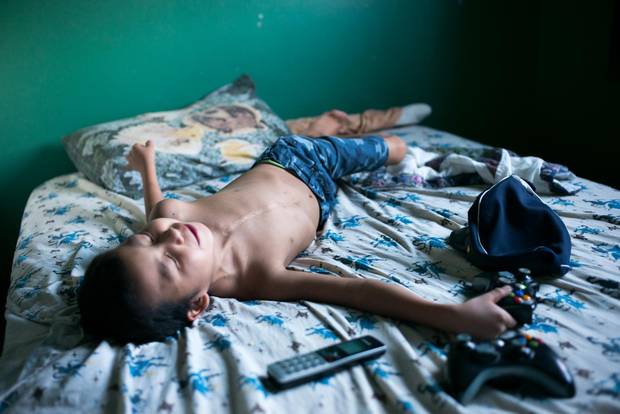 Dez, 7, was born with an underdeveloped heart and has received multiple open heart surgeries. His family and healthcare professionals in Fort McKay believe that his condition was caused by environmental pollution.