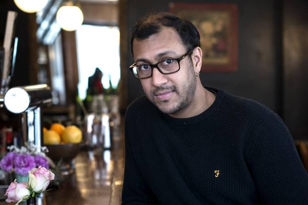 Ravi Jain poses for a portrait at a bar in Toronto on Feb. 15, 2017. 