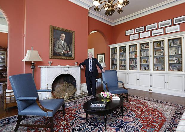 Governor General in the library at Rideau Hall in Ottawa on June 8, 2017.
