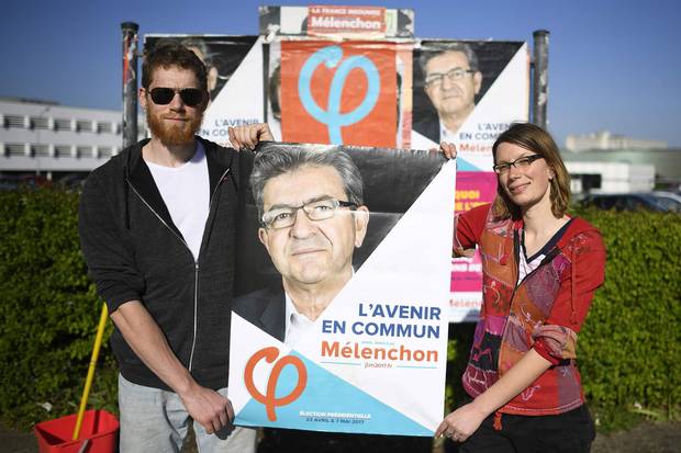 Rennes: Lou and Enora are supporters of candidate Jean-Luc Mélenchon.
