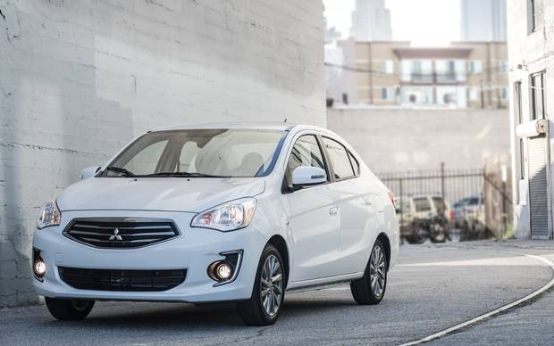 The 2018 Mitsubishi Mirage.
