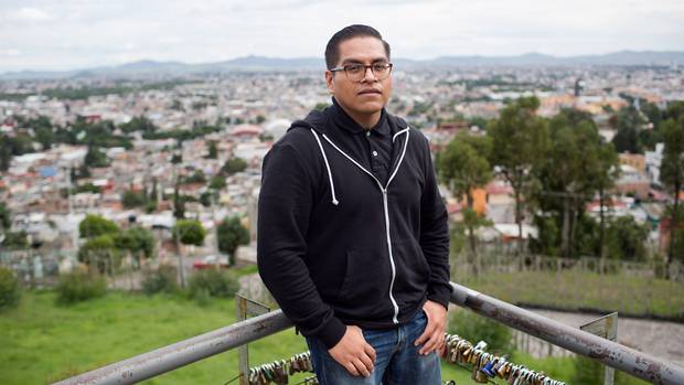 Agustin Meza, 30, was brought illegally into the united States when he was three years old and he grew up in San Diego. As an adult, he decided to return to Mexico.