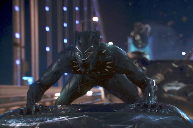 This image released by Disney shows a scene from Marvel Studios' Black Panther.