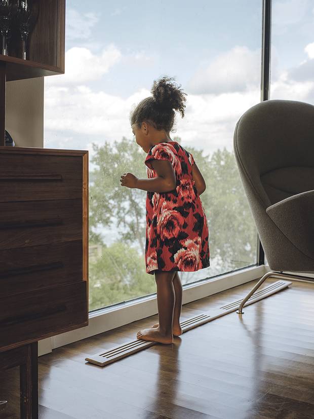 The view from the Peart-Varvarikos' apartment.