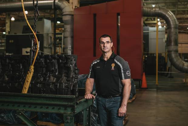 Thomas Grein, plant manager at the Linamar factory in Arden, N.C.
