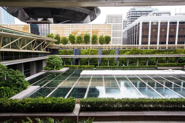 The Ng Teng Fong Roof Garden Gallery at the National Gallery Singapore.