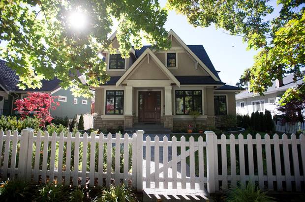 A house at 3692 West 33rd Avenue is pictured in Vancouver on Oct. 3.