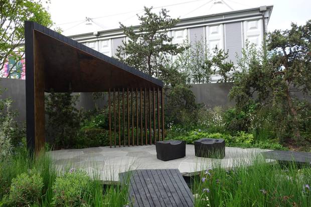 Charlotte Harris deliberately chose hard materials to evoke the boreal forest’s ecology and geology.