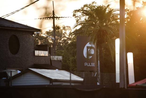Dawn breaks over Pulse nightclub on June 13, 2016.