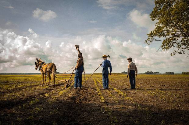 Rob Morgan, Frankie Smith, Joshua J. Williams in Mudbound.
