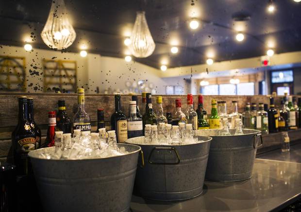 Fence and post’s drinks menu lends preference to Alberta-distilled projects from local brewers.