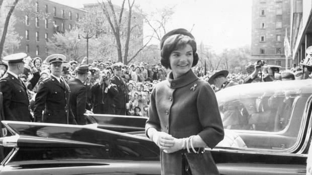 The real Jackie Kennedy visits the National Gallery in Ottawa while her husband and then-prime minister John Diefenbaker held talks.