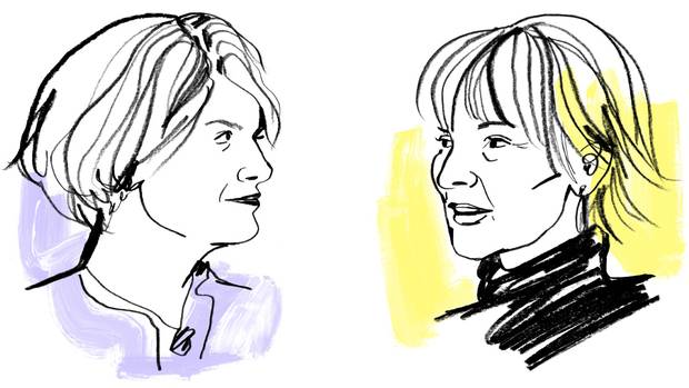 Cathy Rentzenbrink and Julia Samuel.