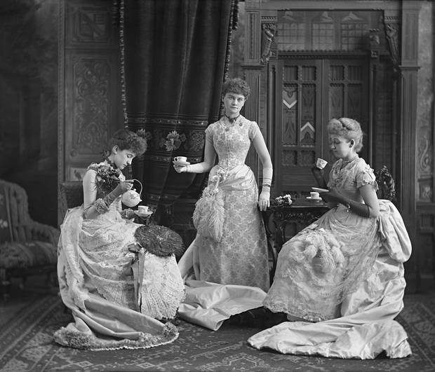 Miss Evans and Friends, 1887.