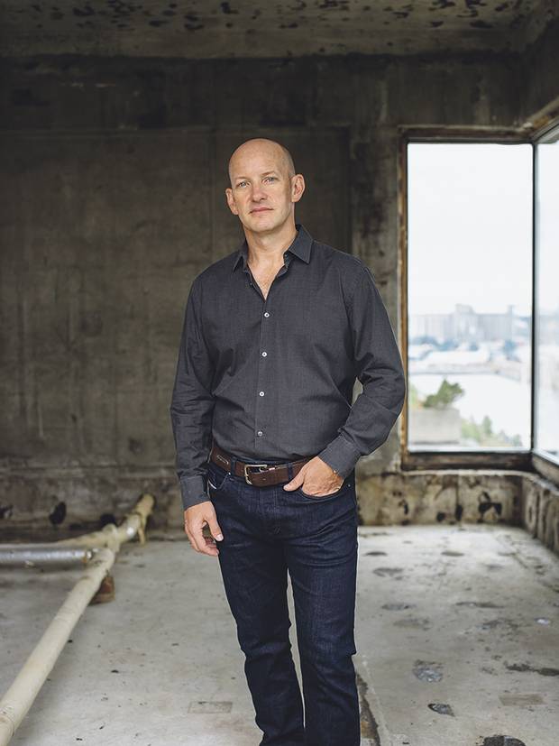 François Leclair is in the middle of revamping his 10th-floor unit to take advantage of the view.