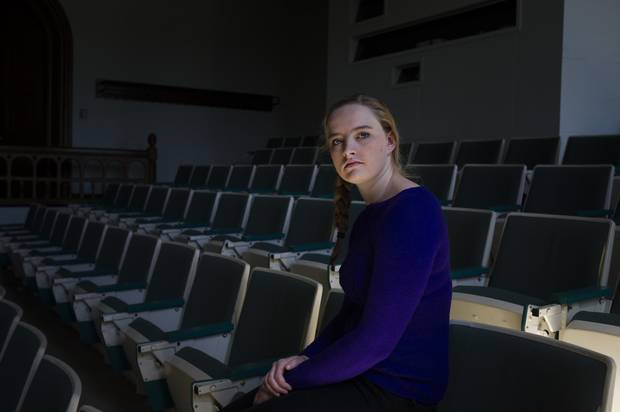 Madeleine Freedman, 21, poses for a photograph in Toronto.