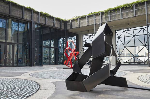 The Zeitz museum features a rooftop sculpture garden.