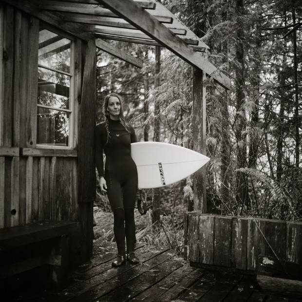 Catherine Bruhwiler grew up on Chesterman Beach, at a time when only a handful of surfers were in the water. ‘I probably got into [surfing] by accident – just because it was something to do,’ she said. ‘We grew up without a TV, and we were right there, so that was like our playground.’