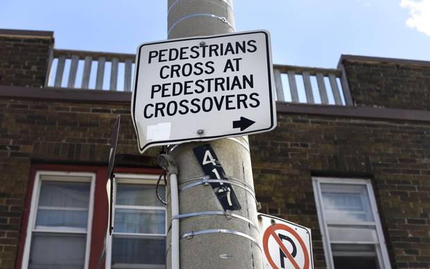 When crosswalks are located far apart, pedestrians are left with a choice: Make a sometimes lengthy detour – made even longer walking at a senior’s pace – to use the crosswalk, or take their chances going across traffic.