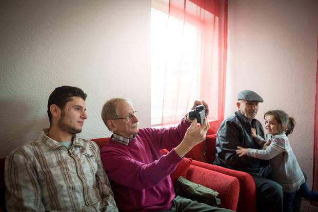 Mr. Allak ended up just down the road from Mr. Saschowa in the village of Loevenich and is staying in dormitories belonging to a local strawberry and asparagus farmer.