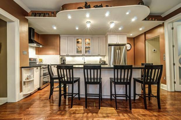 The kitchen went through a top-down renovation. Ms. Slack says architect Allan Rae 'elevated what we would have done.'