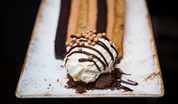 The Society Cake is one of the more gimmicky dishes that was obviously conceived as Instagram bait.