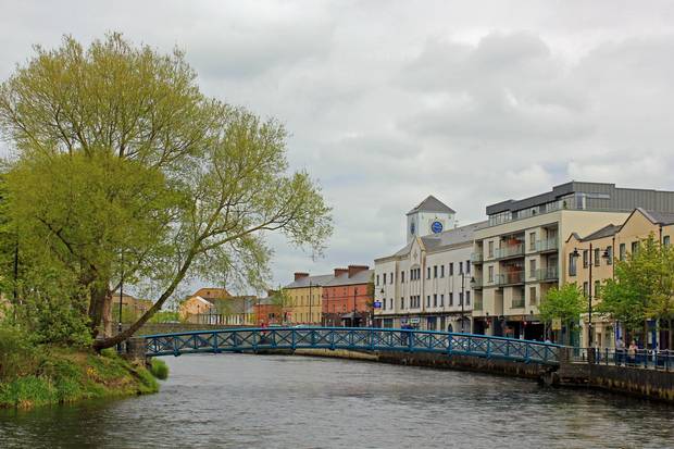 A view from Rockwood Parade on the banks of the Garavogue River in Sligo Town.