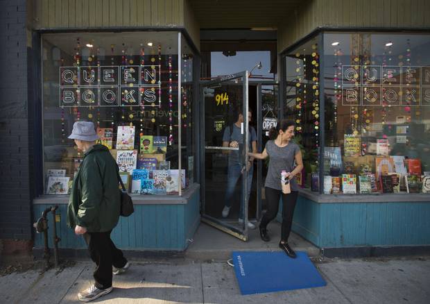 Queen Books, located at 914 Queen St. East.