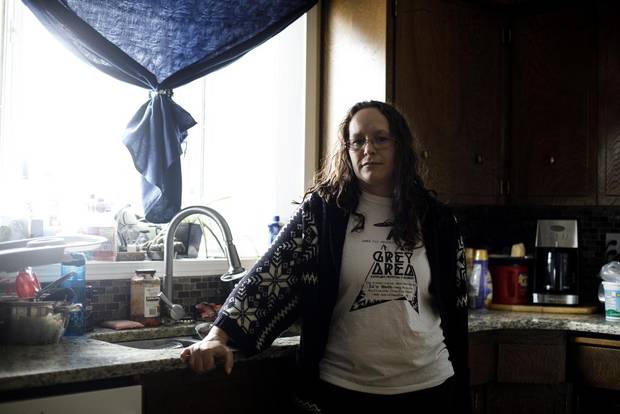 Medical marijuana user Skye Bergen pictured wants to the government legalize mail-order marijuana.