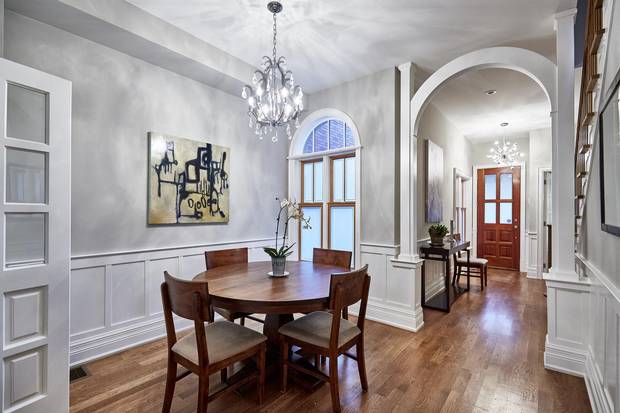 When the couple first saw the house, they appreciated all the architectural flourishes that kept the historical feeling alive.