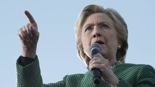 Hillary Clinton speaks at a campaign event in Charlotte, N.C., on Oct. 23, 2016.