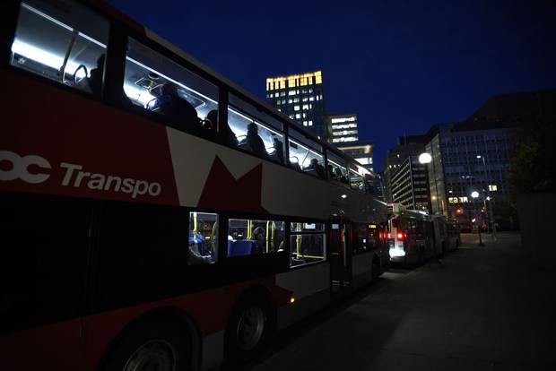 Ottawa's OC Transo busses.
