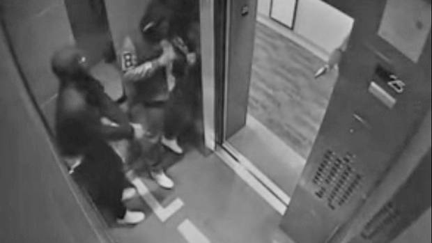 Security footage of altercation prior to kidnapping. 