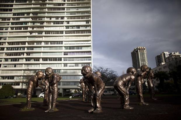 The Vancouver West End Business Improvement Area’s new slogan is ‘three great streets, one amazing neighbourhood.,’ a clear tie-in to the A-maze-ing Laughter sculptures in Morton Park.