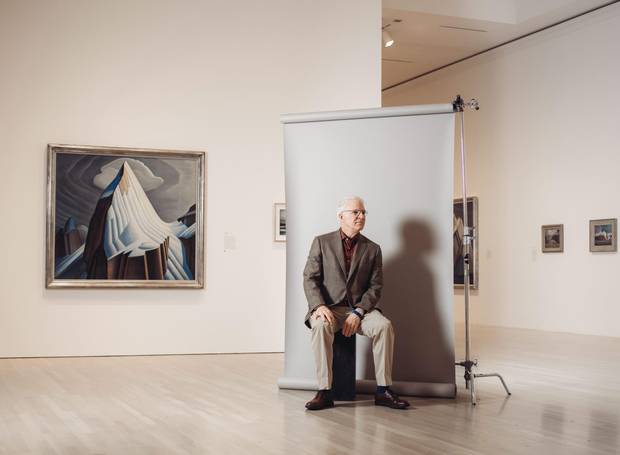 Steve Martin, who owns three works by Lawren Harris, is the curator of an exhibit of the artist’s work, The Idea of North, at the Hammer Museum in Los Angeles.