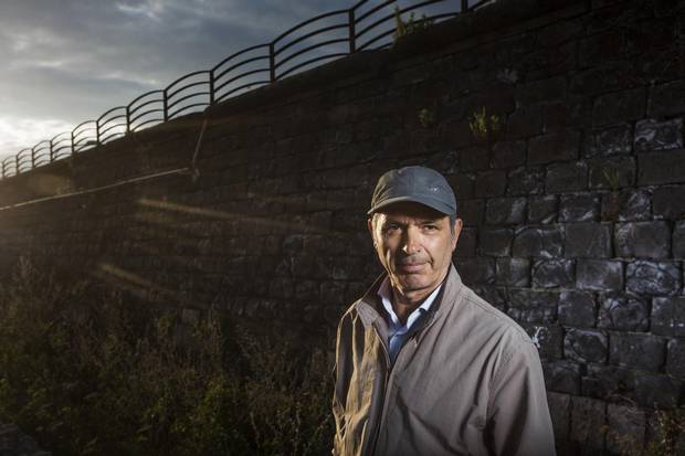 Pietro Ioia poses for a portrait in Napoli, Italy.