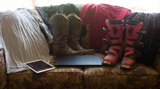 Most of the items besides a few photos that Cassie White, 19, took with her when she fled the Fort McMurray wildfires. Amber Bracken for The Globe and Mail