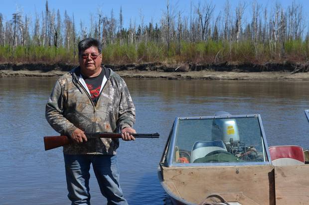 Athabasca Chipewyan First Nations member Marvin L’Hommecourt grew up on the Athabasca River but won’t eat the fish there now. He works as a heavy equipment operated for Imperial Oil Ltd.’s Kearl oil sands project.