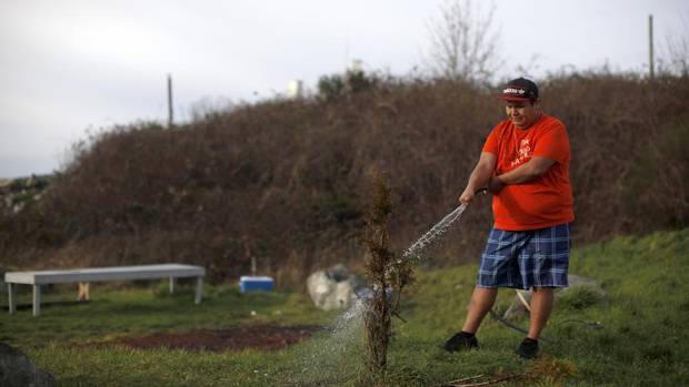 Joseph Thomas, works twice a week at the big house doing cleaning and maintenance. The hunter along with Chris Brown, had to produce gifts to the Dididaht and hand over their hunting guns for a year for poaching and boundary disputes by two first nations. He's photographed in Victoria, B.C., December 16, 2015.Chad Hipolito For The Globe and Mail