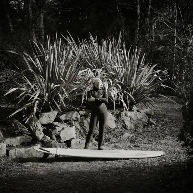 Cathy Thicke took her first surf lesion with her 13-year-old daughter on her 50th birthday. That day marked ‘something new’ for her and, now fourteen years later, she continues to be to an avid surfer. Thicke serves on the District of Tofino council and is the co-chair of the The Clayoquot Biosphere Trust executive committee. She said surfing allows her an opportunity to completely vacate her headspace. ‘You can't think of anything else except that next wave that's coming in,’ she said. ‘It's almost like a baptism of just letting go of all those things that are crowding your head.’