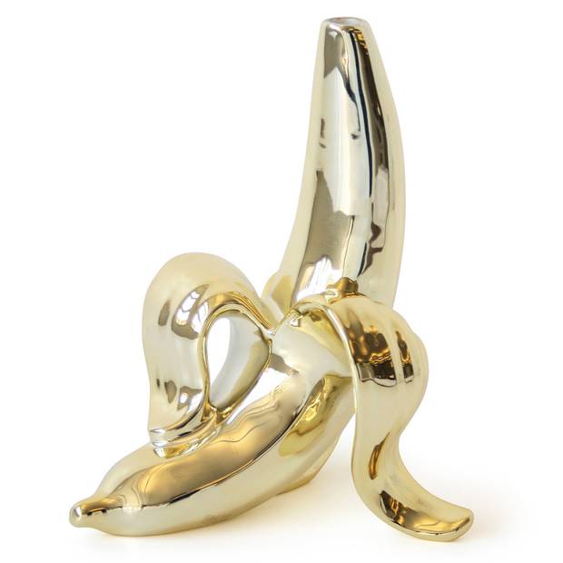 Banana Bud Vase Gold, US$68 at Jonathan Adler (jonathanadler.com).