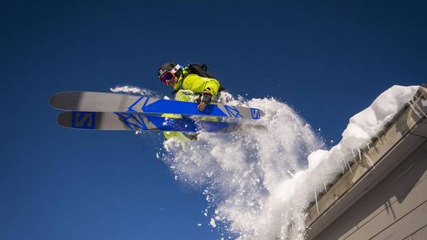 Mike Douglas seen here at Whistler. A group of skiers led by Mr. Douglas in the late 1990s pushed what was possible on skis but were hindered by antiquated equipment. They then convinced Salomon to make a new kind of ski.