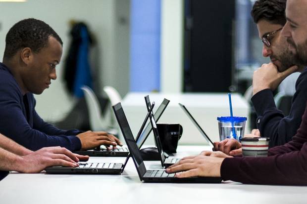 As the company’s digital strategy developed, it built up its client base by using CRM (customer relations management) software such as Salesforce and early, beta versions of Google AdWords. “The side effect was that we were able to create a burgeoning digital community of customers,” says Vinay Nair, Intelex’s senior vice-president of marketing.