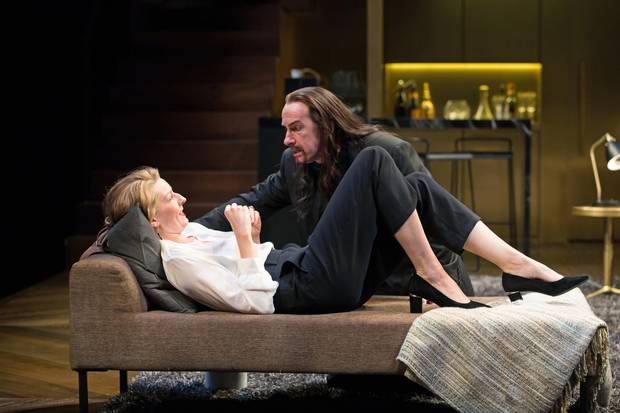 Maev Beaty plays Elmire opposite Tom Rooney as the titular character in Tartuffe.